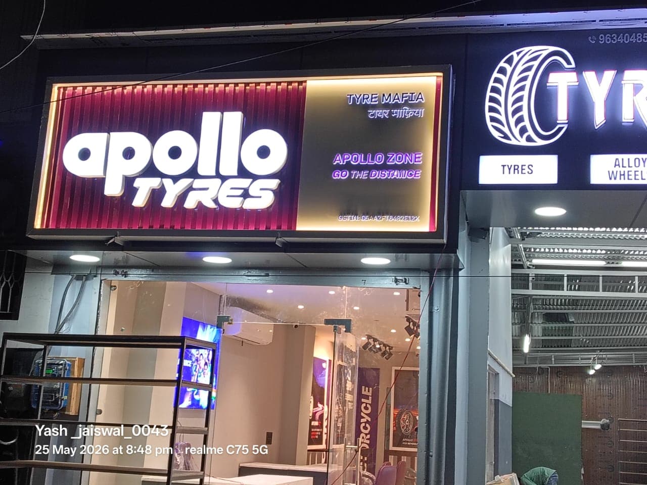 Apollo Tyres Signage Design & Storefront Branding