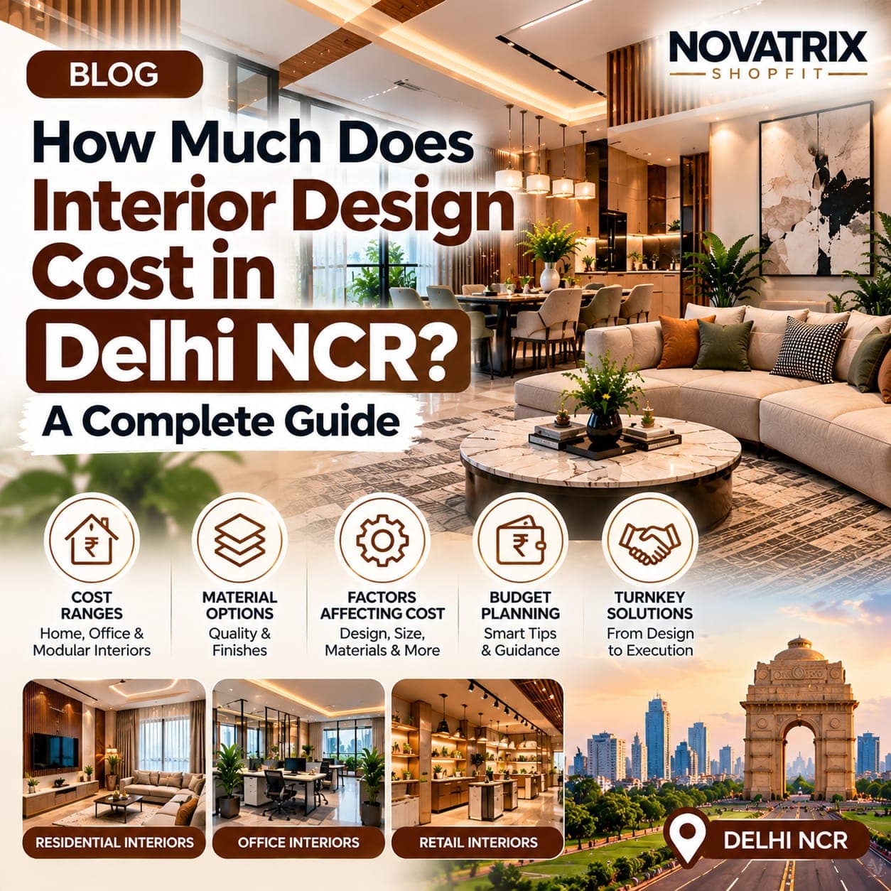 Interior Design Cost in Delhi NCR: Complete Guide